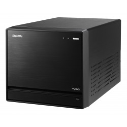 Shuttle XPC cube Barebone SH570R8 - S1200, Intel H570, 1x PCIe X16, 1x PCIe X4, 2x LAN,1x HDMI, 2x DP, 4x 3.5" HDD bays