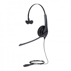 Jabra Biz 1500 Mono Casque Avec fil Arceau Bureau Centre d'appels Bluetooth Noir