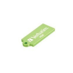 Verbatim Micro USB Drive 4GB - Eucalyptus Green lecteur USB flash 4 Go USB Type-A 2.0 Vert