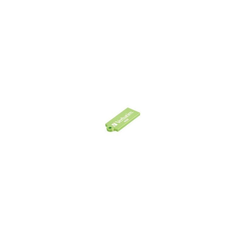 Verbatim Micro USB Drive 4GB - Eucalyptus Green lecteur USB flash 4 Go USB Type-A 2.0 Vert