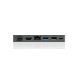 Lenovo 4X90S92381 station d'accueil Avec fil USB 3.2 Gen 1 (3.1 Gen 1) Type-C Gris