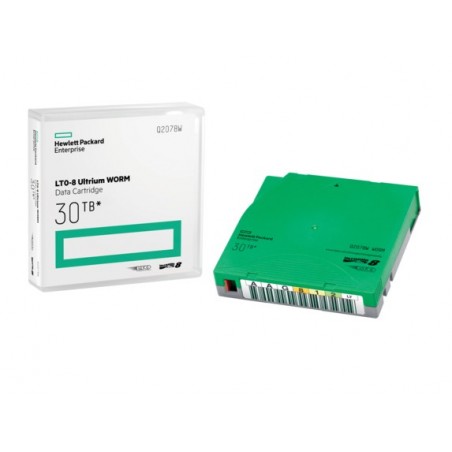 HPE LTO-8 Ultrium Bande de données vierge 30 To 1,27 cm