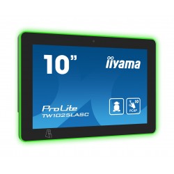 iiyama TW1025LASC-B1PNR affichage de messages En forme de kiosk 25,6 cm (10.1") LED Wifi 450 cd m² HD Noir Écran tactile