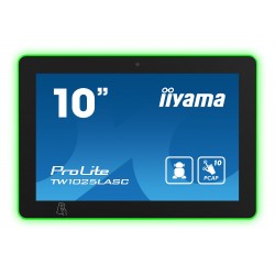 iiyama TW1025LASC-B1PNR affichage de messages En forme de kiosk 25,6 cm (10.1") LED Wifi 450 cd m² HD Noir Écran tactile