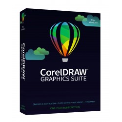 Corel CorelDRAW Graphics Suite Éditeur graphique 1 licence(s) 1 année(s)