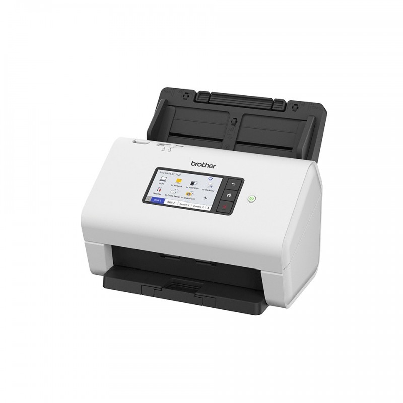 Brother ADS-4900W Chargeur automatique de documents + Scanner à feuille 600 x 600 DPI A4 Noir, Blanc