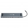 XtremeMac XWH-CDH3-13 station d'accueil Avec fil USB 3.2 Gen 1 (3.1 Gen 1) Type-C Gris