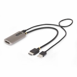 StarTech.com Câble Adaptateur HDMI vers DisplayPort de 30cm, 8K 60Hz, Convertisseur Vidéo Actif HDMI 2.1 vers DP 1.4, Câble
