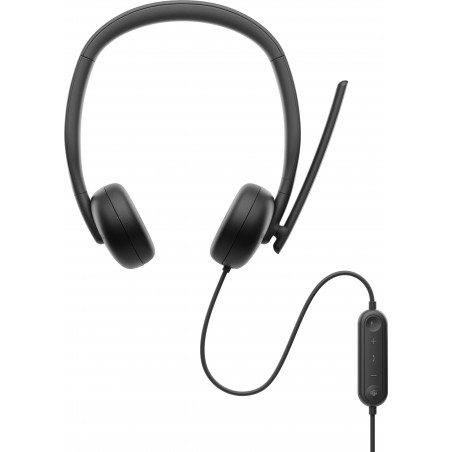 DELL WH3024 Casque Avec fil Arceau Appels Musique USB Type-C Noir