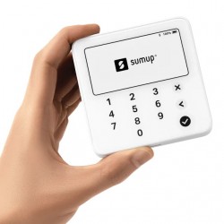 SumUp Solo lecteur de cartes à puce Intérieur & extérieur Batterie Wi-Fi + 3G Blanc