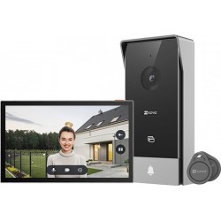 EZVIZ HP5 système vidéophone 17,8 cm (7") Noir, Argent