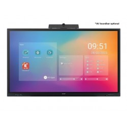 Sharp PN-LC752 Écran plat de signalisation numérique 190,5 cm (75") LCD Wifi 450 cd m² 4K Ultra HD Noir Écran tactile Intégré