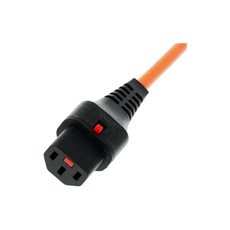 Cablenet 42-3020 câble électrique Orange 2 m Coupleur C14 Coupleur C13