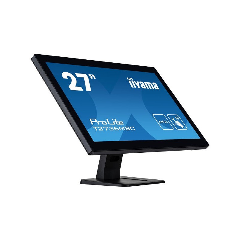 iiyama ProLite T2752MSC-B1 écran plat de PC 68,6 cm (27") 1920 x 1080 pixels Full HD LED Écran tactile Noir