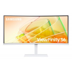 Samsung S65TC LED display 86,4 cm (34") 3440 x 1440 pixels UltraWide Quad HD Blanc