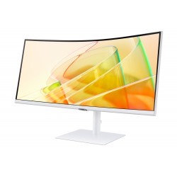 Samsung S65TC LED display 86,4 cm (34") 3440 x 1440 pixels UltraWide Quad HD Blanc