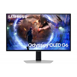 Samsung G60SD écran plat de PC 68,6 cm (27") 2560 x 1440 pixels Quad HD OLED Argent