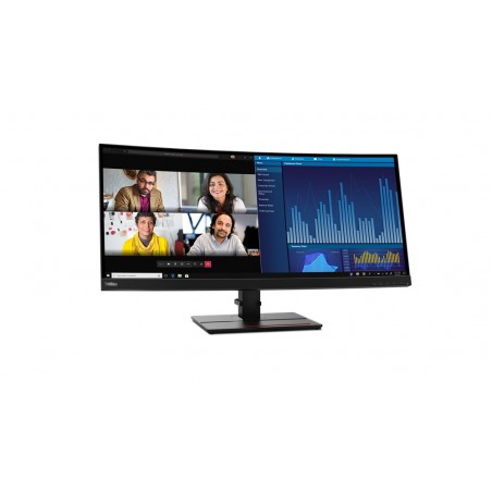 Lenovo ThinkVision P34w-20 LED display 86,7 cm (34.1") 3440 x 1440 pixels Wide Quad HD Noir