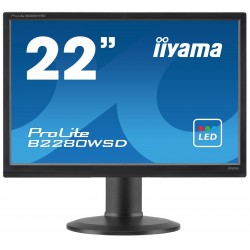 iiyama ProLite B2280WSD-B1 LED display 55,9 cm (22") 1680 x 1050 pixels Noir