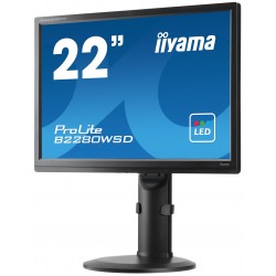 iiyama ProLite B2280WSD-B1 LED display 55,9 cm (22") 1680 x 1050 pixels Noir