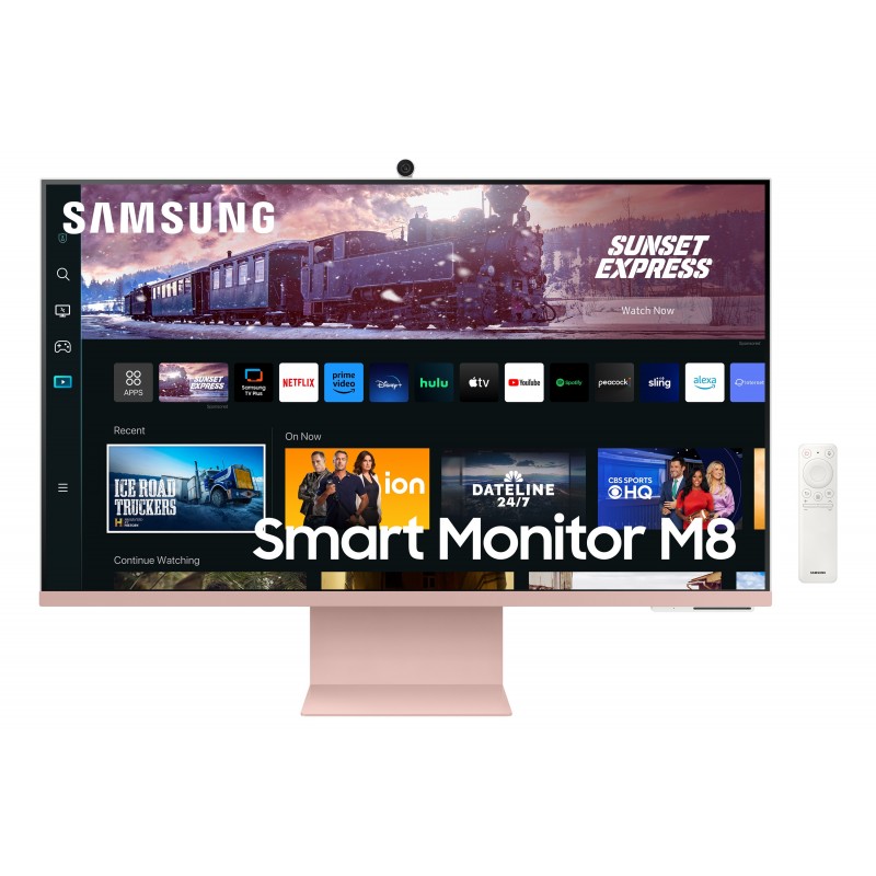 Samsung M80C écran plat de PC 81,3 cm (32") 3840 x 2160 pixels 4K Ultra HD LCD Rose