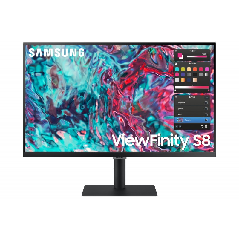 Samsung S80TB LED display 68,6 cm (27") 3840 x 2160 pixels 4K Ultra HD Noir