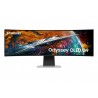 Samsung G95SC écran plat de PC 124,5 cm (49") 5120 x 1440 pixels Dual QHD OLED Argent