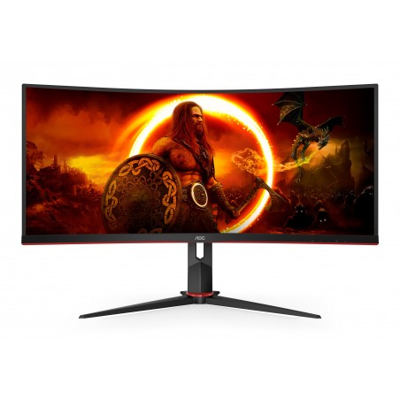 AOC G2 CU34G2XP écran plat de PC 86,4 cm (34") 3440 x 1440 pixels UltraWide Quad HD LED Noir