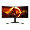 AOC G2 CU34G2XP écran plat de PC 86,4 cm (34") 3440 x 1440 pixels UltraWide Quad HD LED Noir