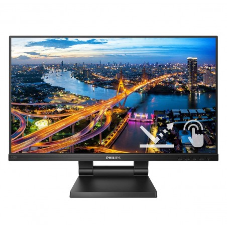 Philips B Line 222B1TC 00 écran plat de PC 54,6 cm (21.5") 1920 x 1080 pixels Full HD LED Écran tactile Noir