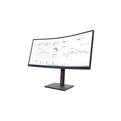 Lenovo ThinkVision T34w-30 LED display 86,4 cm (34") 3440 x 1440 pixels Wide Quad HD Noir