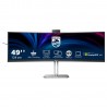 Philips 49B2U6900CH 00 écran plat de PC 124 cm (48.8") 5120 x 1440 pixels Dual QHD LCD Noir