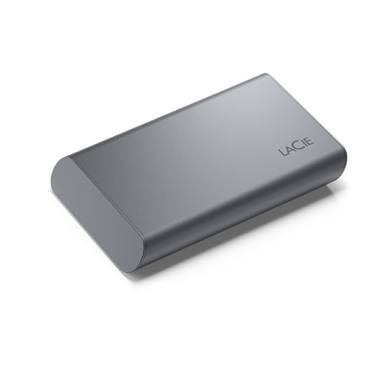 LaCie Mobile SSD Secure Technologie Thunderbolt 500 Go USB Type-C 3.2 Gen 2 (3.1 Gen 2) Gris