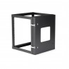 StarTech.com Rack Réseau Mural 12U à 4 Montants, Rack Serveur à Charnières 19" avec Profondeur de Montage 19.8", Rack de