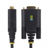 StarTech.com Câble Série Null Modem vers USB de 2m, Rétention COM, FTDI, USB-A vers DB9 RS232, Câble Adaptateur USB DB9,