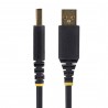 StarTech.com Câble Série Null Modem vers USB de 2m, Rétention COM, FTDI, USB-A vers DB9 RS232, Câble Adaptateur USB DB9,