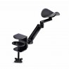 StarTech.com Repose Bras Articulé Ergonomique pour Bureau, Support Ergonomique Réglable pour Bras Coude, Rotation à 360 Degrés,