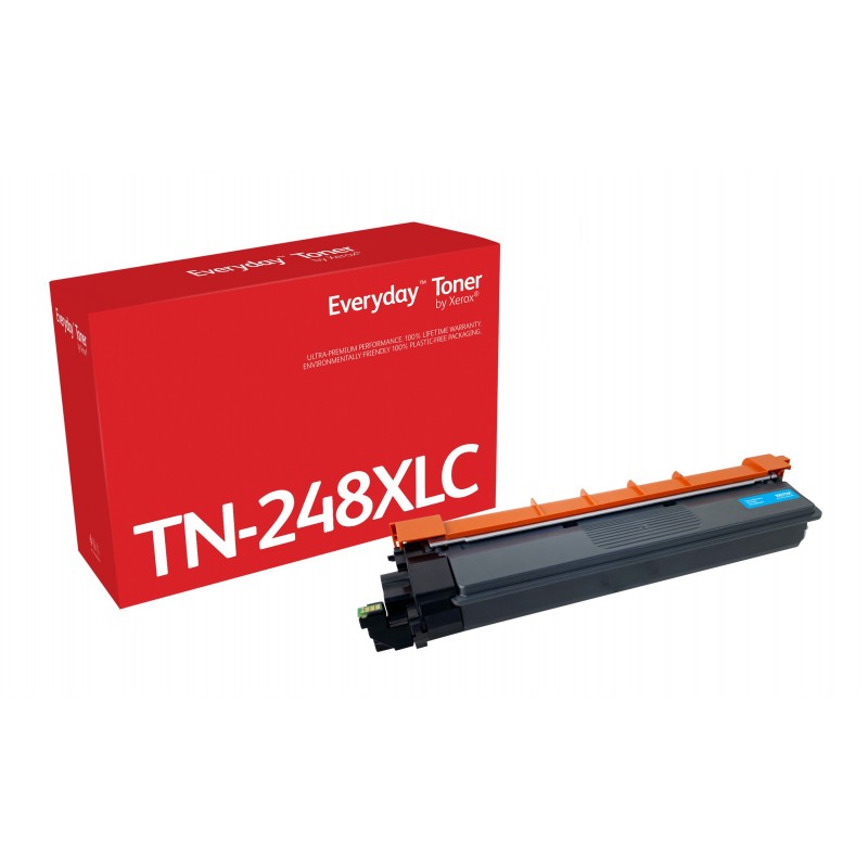 Everyday Toner Cyan ™ de Xerox compatible avec Brother TN248XLC, Grande capacité