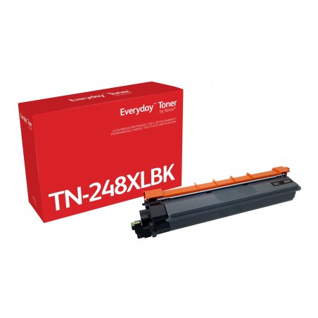 Everyday Toner Noir ™ de Xerox compatible avec Brother TN248XLBK, Grande capacité