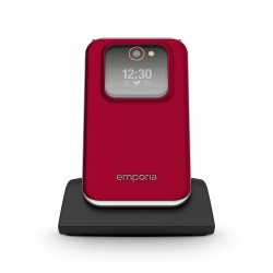 Emporia emporiaJOY-LTE 7,11 cm (2.8") 115 g Rouge Téléphone pour seniors