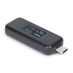 StarTech.com Testeur de Puissance USB-C, Multimètre Numérique, Voltmètre et Ampèremètre Bidirectionnel, Jusqu'à 240W PD EPR,