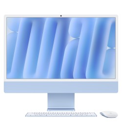 Apple iMac Apple M M4 59,7 cm (23.5") 4480 x 2520 pixels PC All-in-One 16 Go 256 Go SSD macOS Sequoia Wi-Fi 6E (802.11ax) Bleu