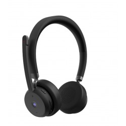 Lenovo Wireless VoIP Headset Casque Sans fil Arceau Bureau Centre d'appels Bluetooth Noir