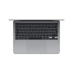 Apple MacBook Air Apple M M3 Ordinateur portable 34,5 cm (13.6") 16 Go 256 Go SSD Wi-Fi 6E (802.11ax) macOS Sequoia Gris