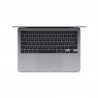 Apple MacBook Air Apple M M3 Ordinateur portable 34,5 cm (13.6") 16 Go 256 Go SSD Wi-Fi 6E (802.11ax) macOS Sequoia Gris