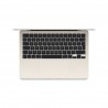 Apple MacBook Air Apple M M2 Ordinateur portable 34,5 cm (13.6") 16 Go 256 Go SSD Wi-Fi 6 (802.11ax) macOS Sonoma Beige