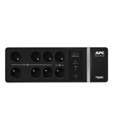 APC Back-UPS BE500G2-FR - Onduleur 8x broches terre (Belgique), 500VA, 1 chargeur USB, 1 port data USB