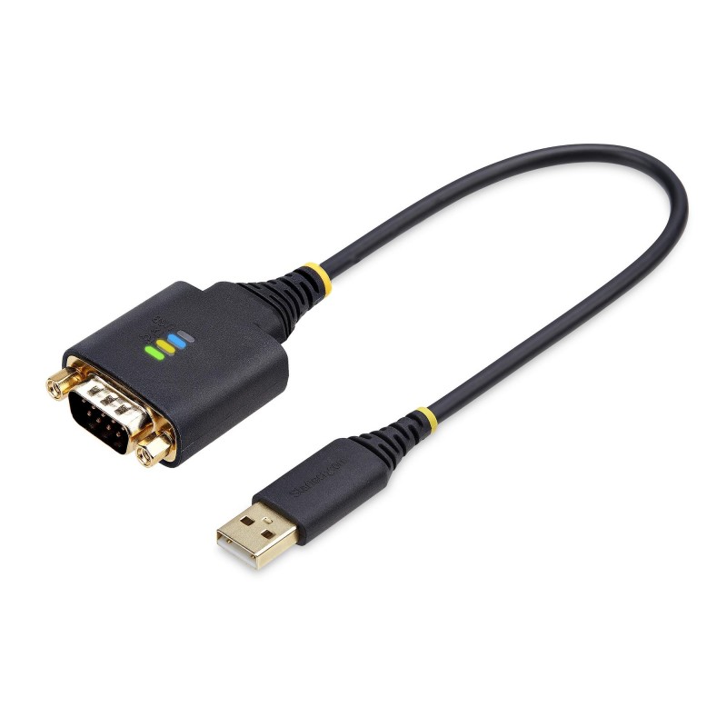 StarTech.com Câble USB vers Série de 30cm, Rétention COM, FTDI, Câble Adaptateur USB-A vers DB9 RS232, Vis Écrous DB9