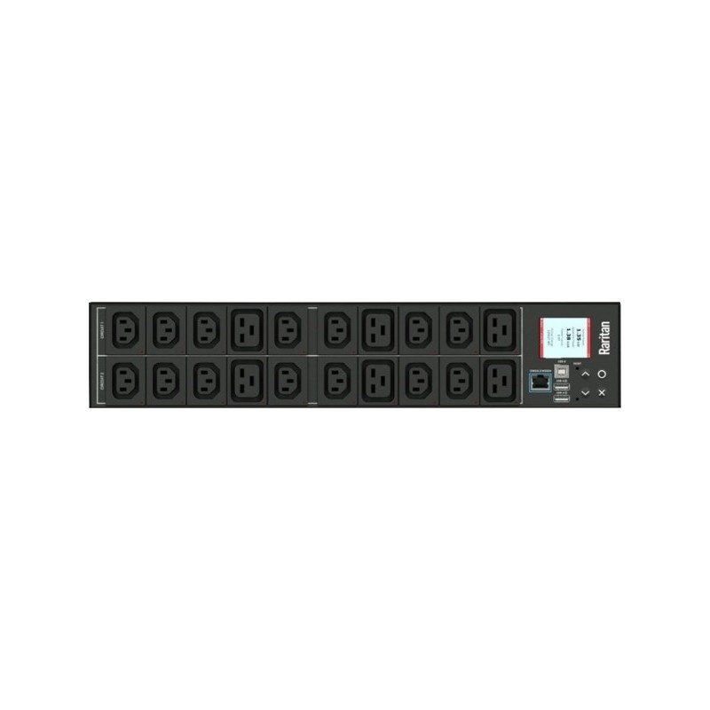 PDU IP 19" 2U 32A 20 p. 14x C13 6xC19 IEC309 switch+mesure